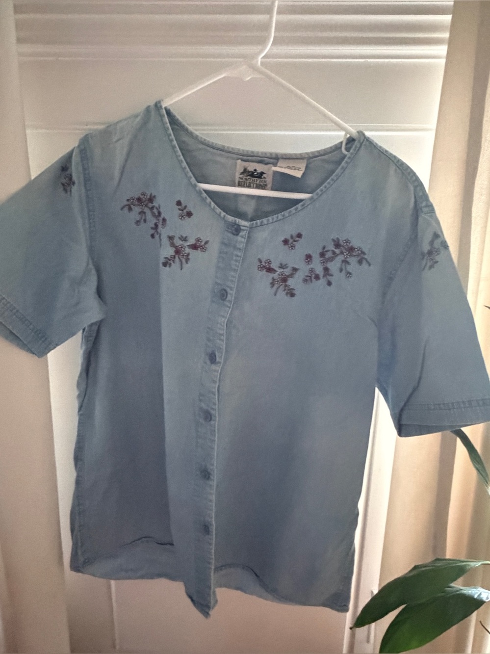 Northern Reflections Blue Blouse Size M